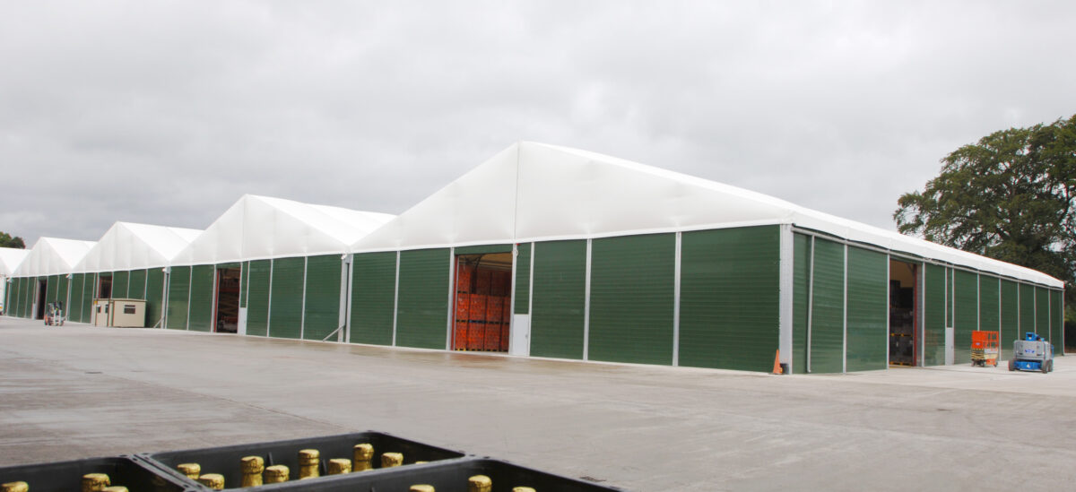 Bulmers cider temporary buildings