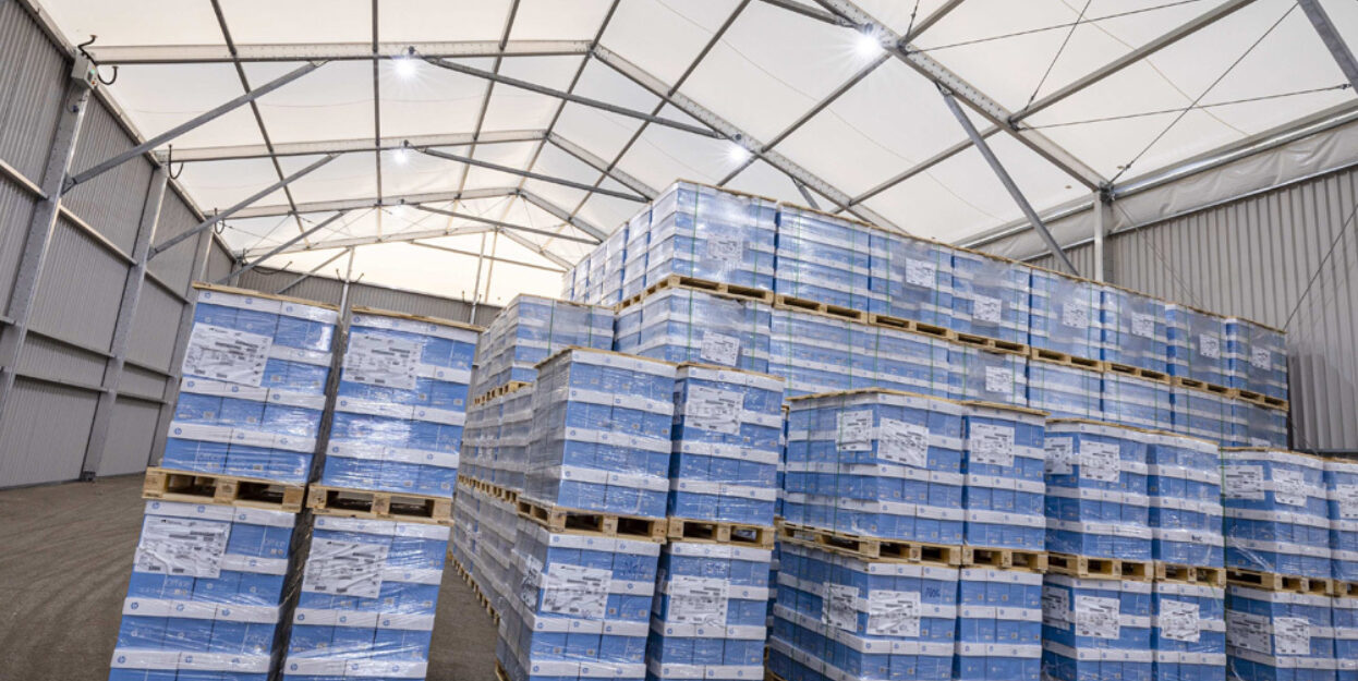 Pallet racking up to 8m in Associated British Ports warehouse