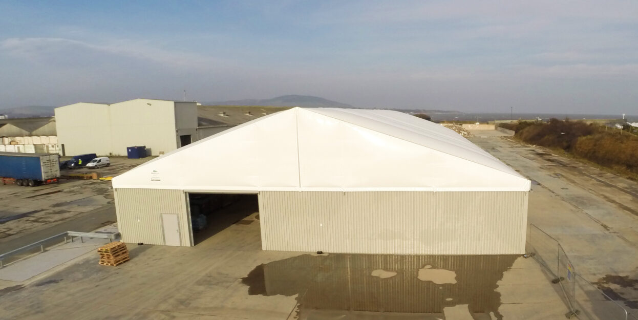 Drone footage of Spaciotempo solution for Rondo Foods