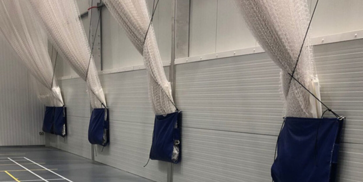 Finer details of the Winchester College Sports Hall installation