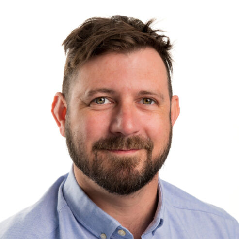 close up headshot of Harry Salter