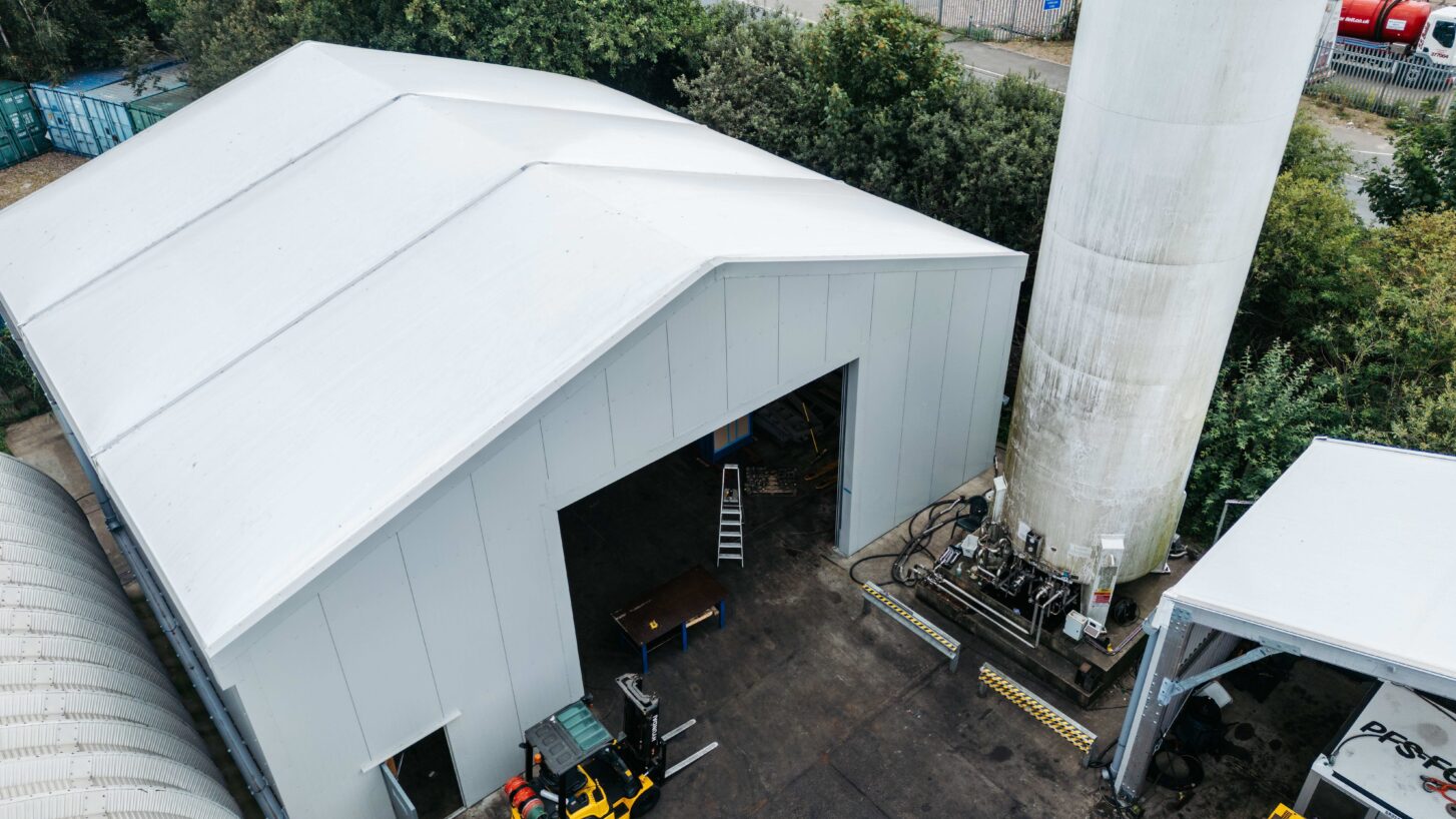 Above a Neivalu workshop building