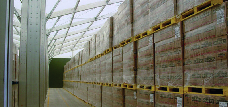 Insulated temporary warehouse
