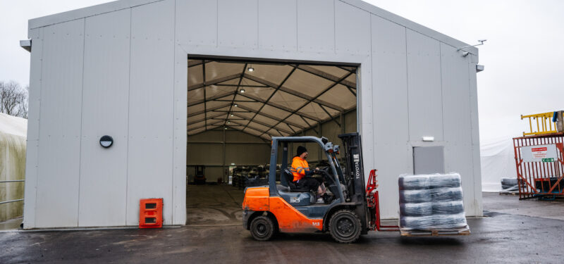 Warehouse & Storage Workshop for OTR Solidboss Worldwide, in Stowmarket, Suffolk.

Includes images of Area 2 Sales Manager Harry Salter with client, Mark Duncan.
Includes drone footage.