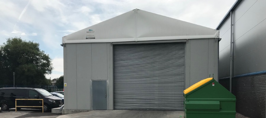 The 200sqm insulated building at Foilco in Warrington.